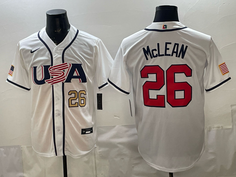 Men 2026 World cup white MLB Nike jersey 0046->more jerseys->MLB Jersey